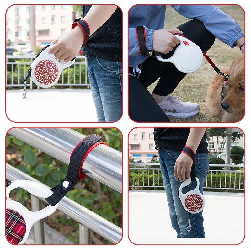 New Dog Leash Wrist Strap Hands Free