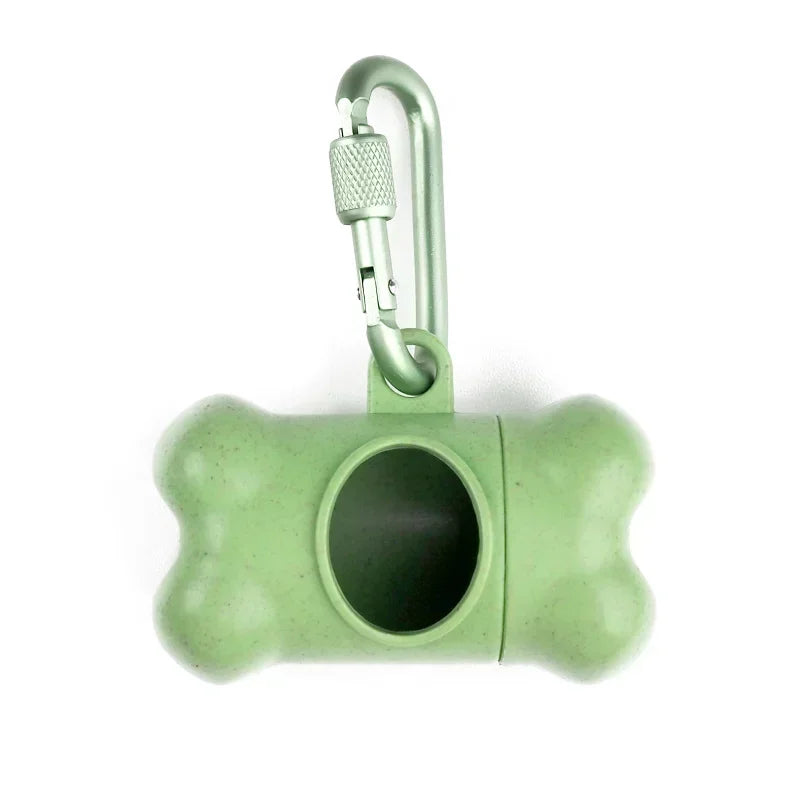 Dog Poop Bag Bone Shape Dispenser + FREE WASTE BAGS