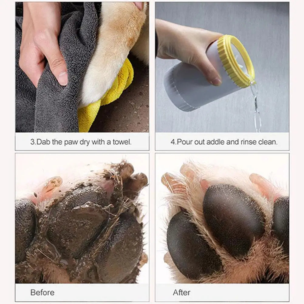 Dog Paw Cleaner Brush Soft